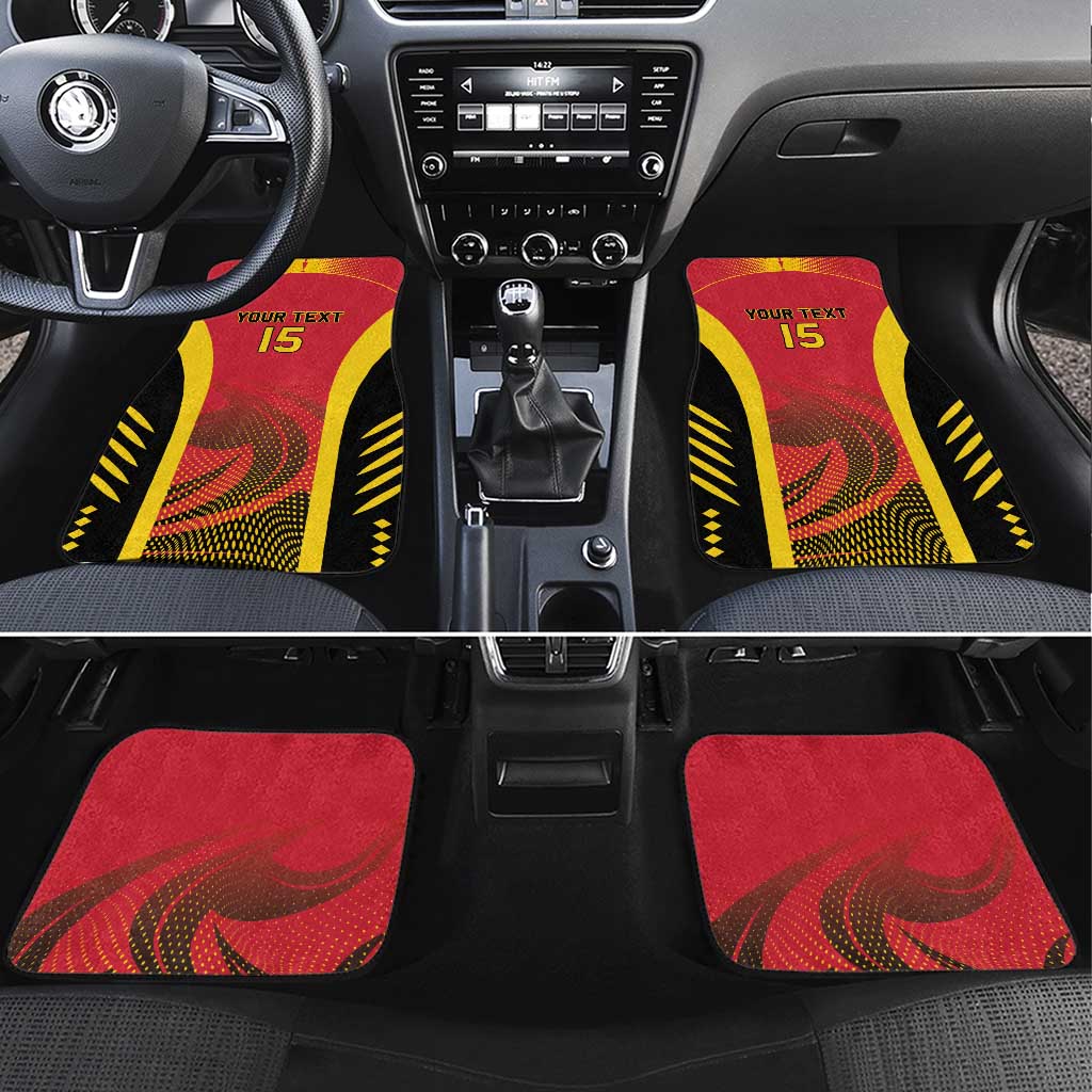 Angola Basketball Custom Car Mats Go Champions - Wonder Print Shop