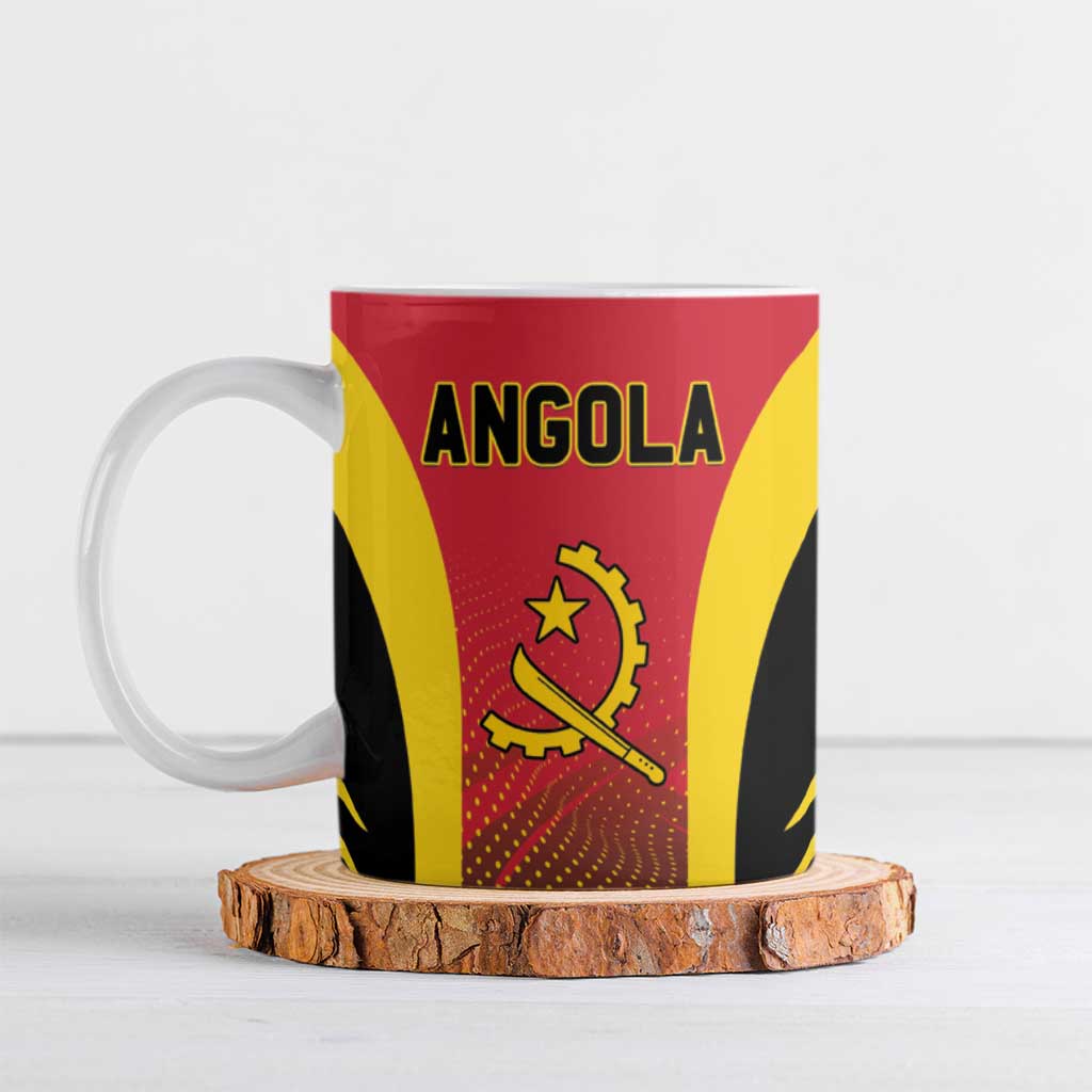 Angola Basketball Custom Ceramic Mug Go Champions - Wonder Print Shop