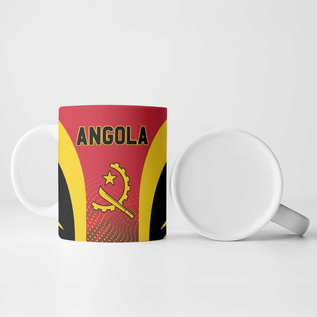 Angola Basketball Custom Ceramic Mug Go Champions - Wonder Print Shop