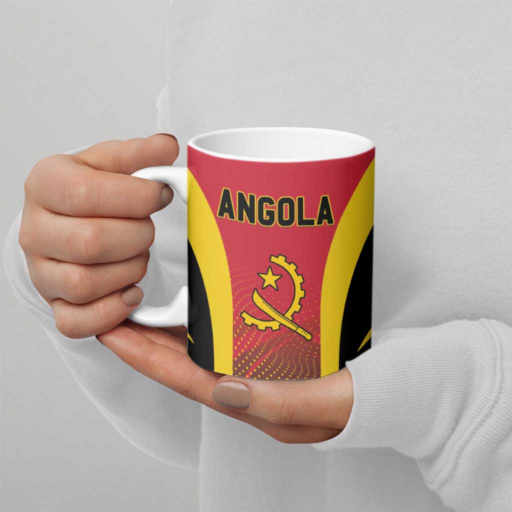 Angola Basketball Custom Ceramic Mug Go Champions - Wonder Print Shop