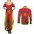 Angola Basketball Custom Couples Matching Summer Maxi Dress and Long Sleeve Button Shirt Go Champions - Wonder Print Shop