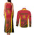 Angola Basketball Custom Couples Matching Tank Maxi Dress and Long Sleeve Button Shirt Go Champions - Wonder Print Shop