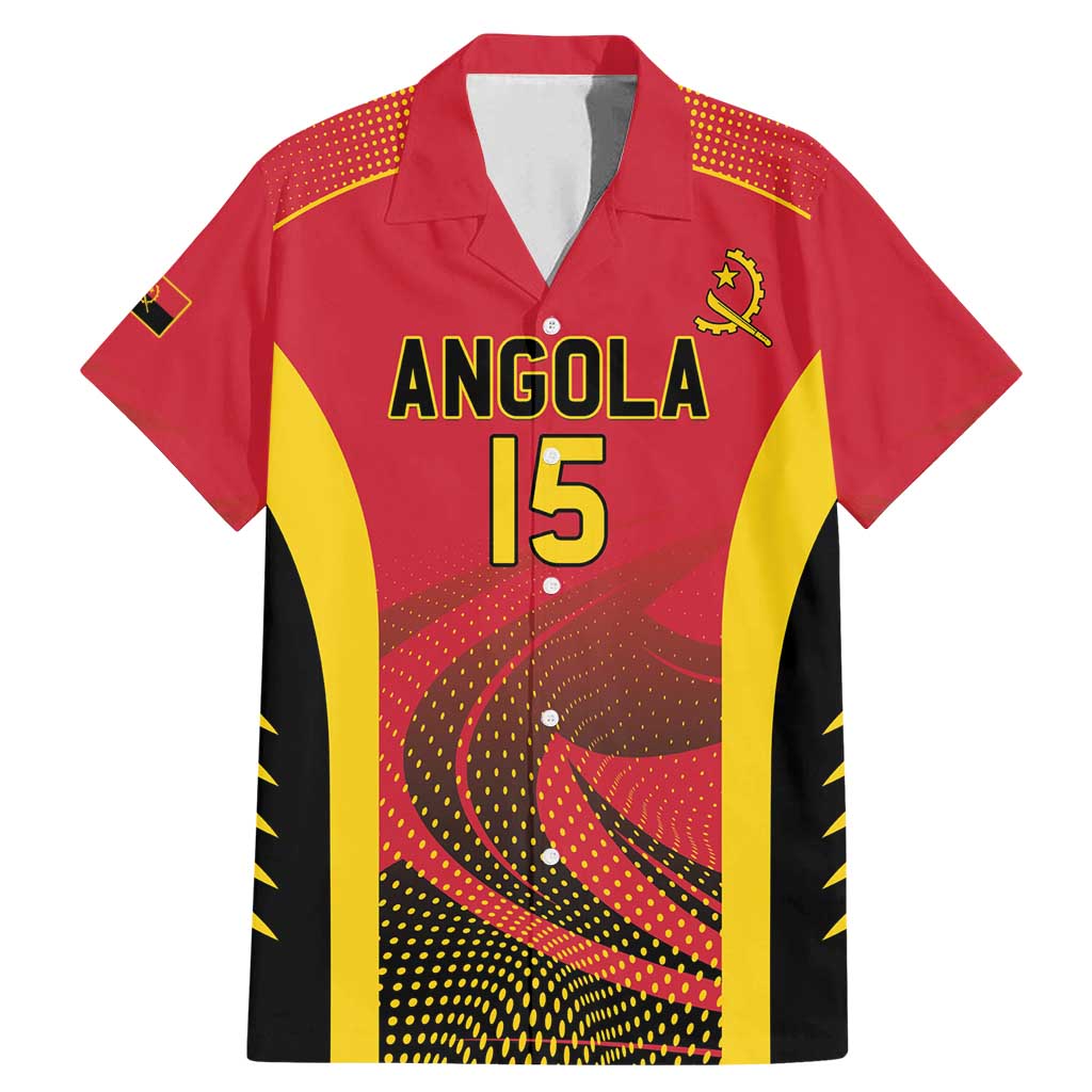 Angola Basketball Custom Family Matching Mermaid Dress and Hawaiian Shirt Go Champions - Wonder Print Shop