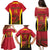 Angola Basketball Custom Family Matching Puletasi and Hawaiian Shirt Go Champions - Wonder Print Shop