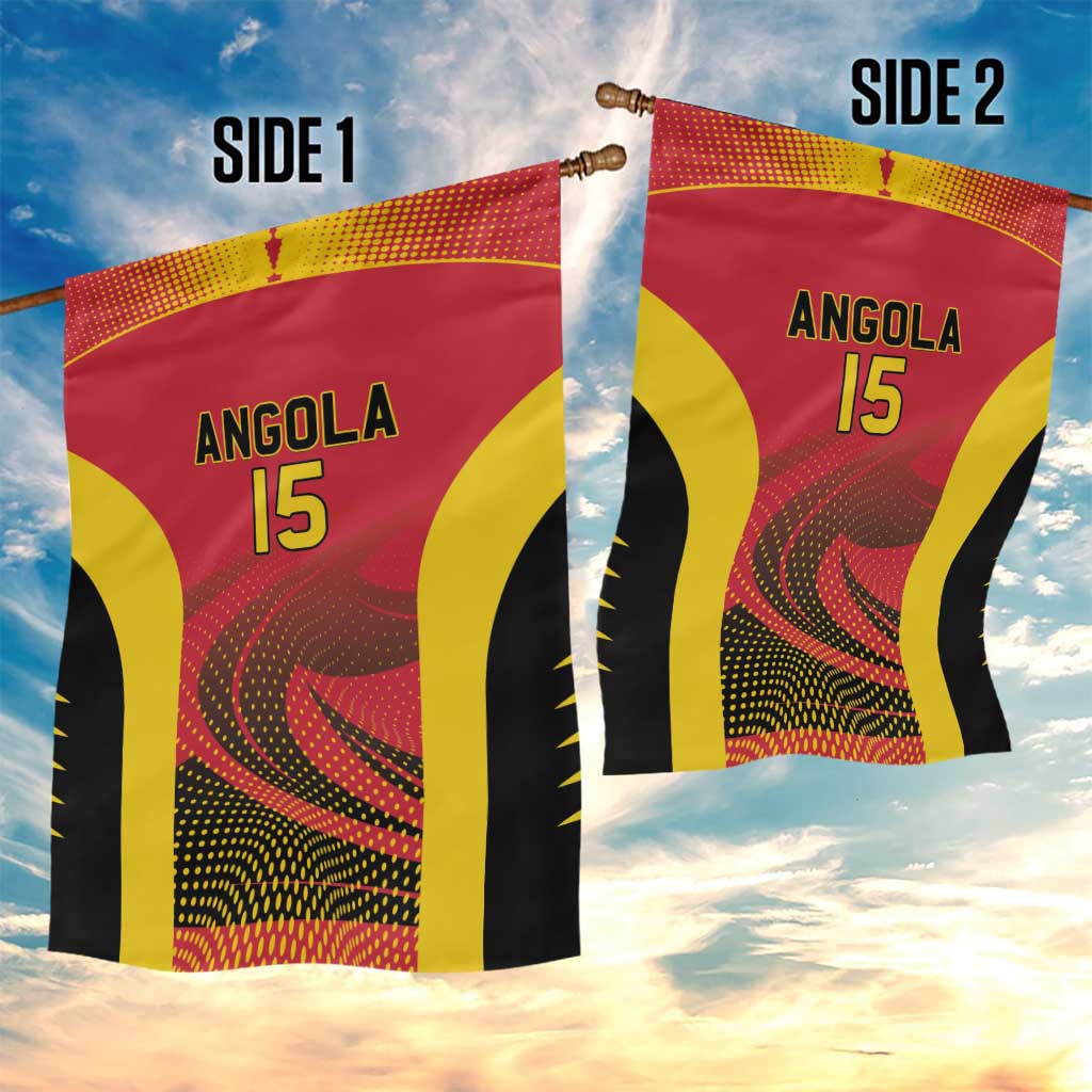 Angola Basketball Custom Garden Flag Go Champions - Wonder Print Shop