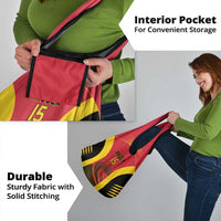 Angola Basketball Custom Grocery Bag Go Champions - Wonder Print Shop