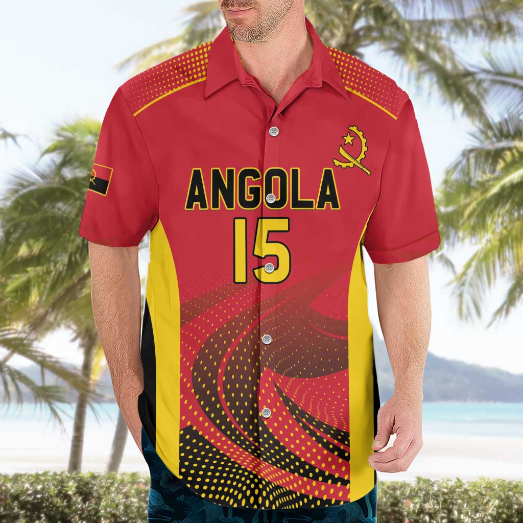 Angola Basketball Custom Hawaiian Shirt Go Champions - Wonder Print Shop