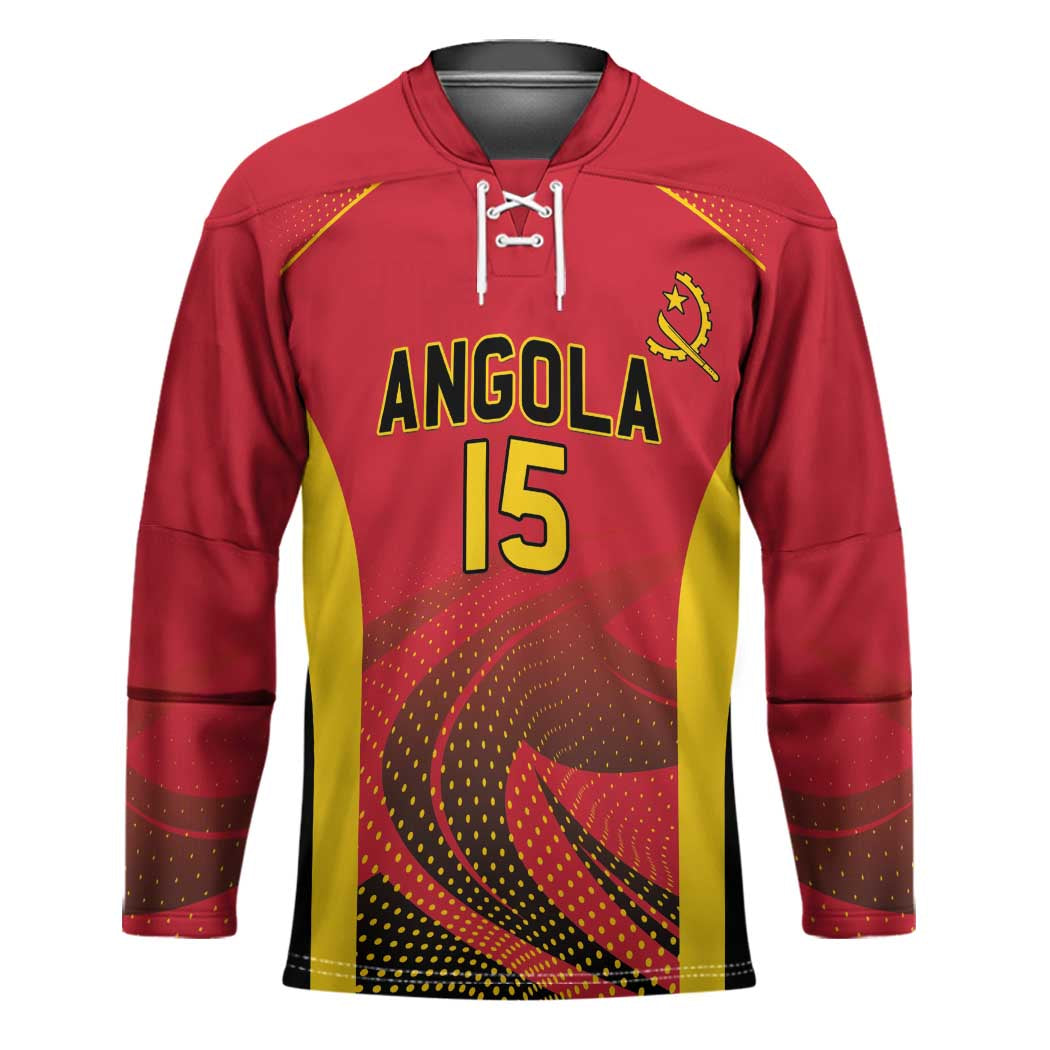 Angola Basketball Custom Hockey Jersey Go Champions - Wonder Print Shop