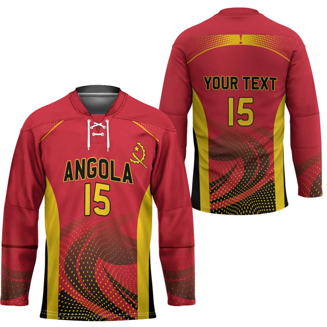 Angola Basketball Custom Hockey Jersey Go Champions - Wonder Print Shop
