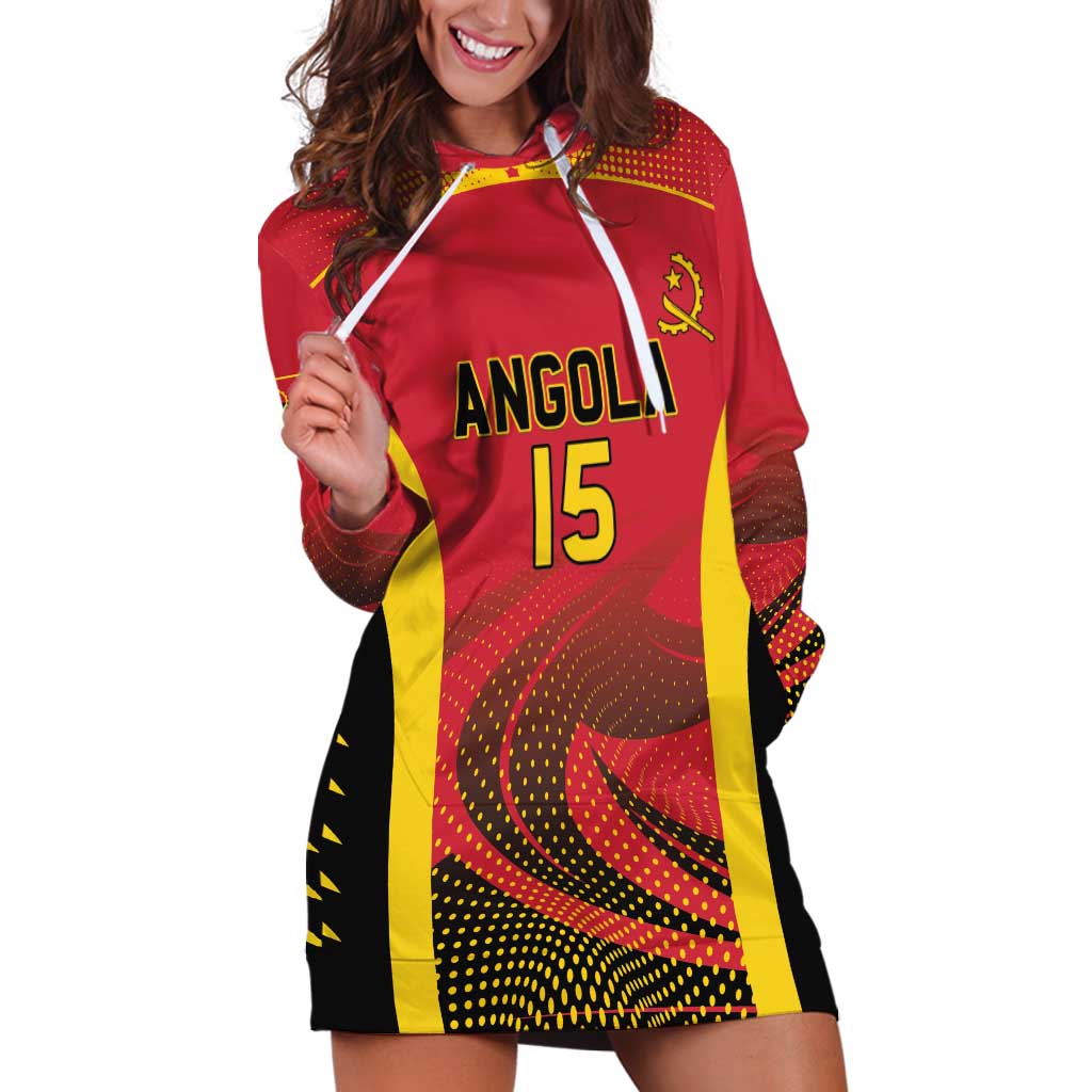 Angola Basketball Custom Hoodie Dress Go Champions - Wonder Print Shop