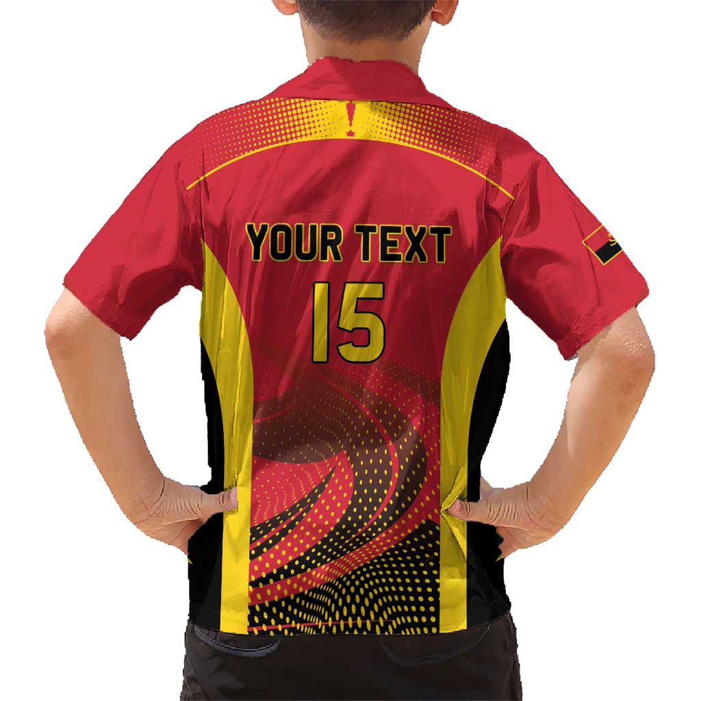 Angola Basketball Custom Kid Hawaiian Shirt Go Champions - Wonder Print Shop