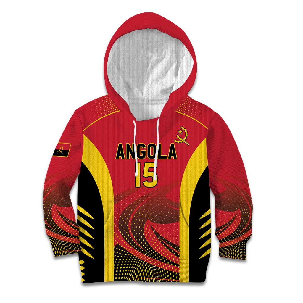 Angola Basketball Custom Kid Hoodie Go Champions - Wonder Print Shop