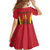 Angola Basketball Custom Kid Short Sleeve Dress Go Champions - Wonder Print Shop