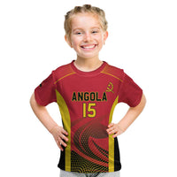 Angola Basketball Custom Kid T Shirt Go Champions - Wonder Print Shop