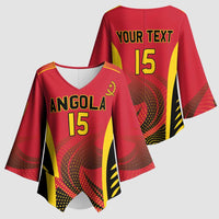 Angola Basketball Custom Kimono Sleeve Blouse Go Champions - Wonder Print Shop
