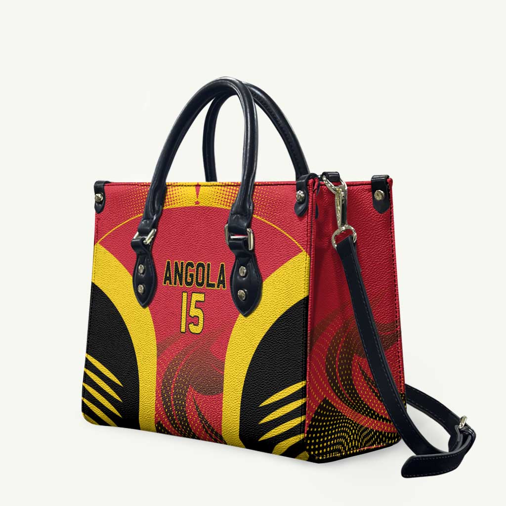 Angola Basketball Custom Leather Bag Go Champions - Wonder Print Shop