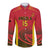 Angola Basketball Custom Long Sleeve Button Shirt Go Champions - Wonder Print Shop