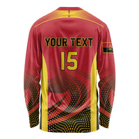 Angola Basketball Custom Long Sleeve Shirt Go Champions - Wonder Print Shop