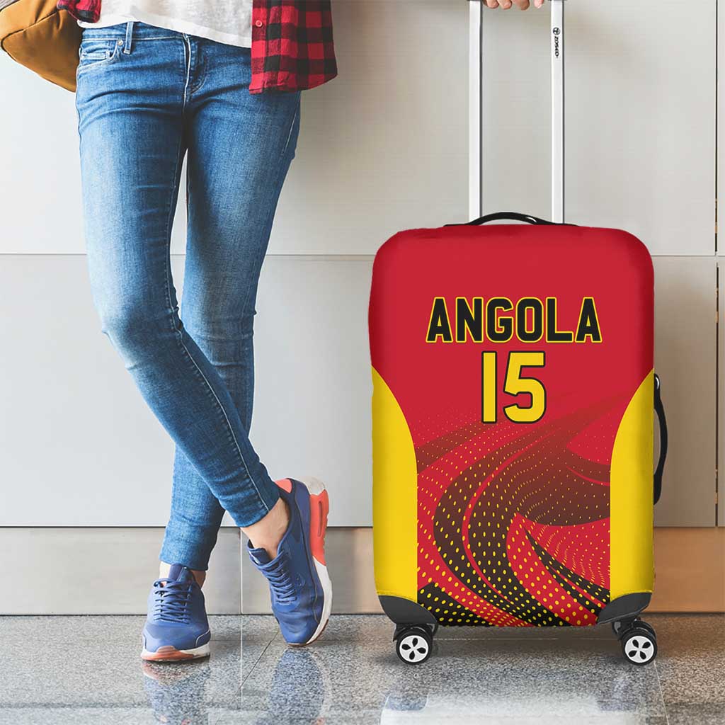 Angola Basketball Custom Luggage Cover Go Champions - Wonder Print Shop