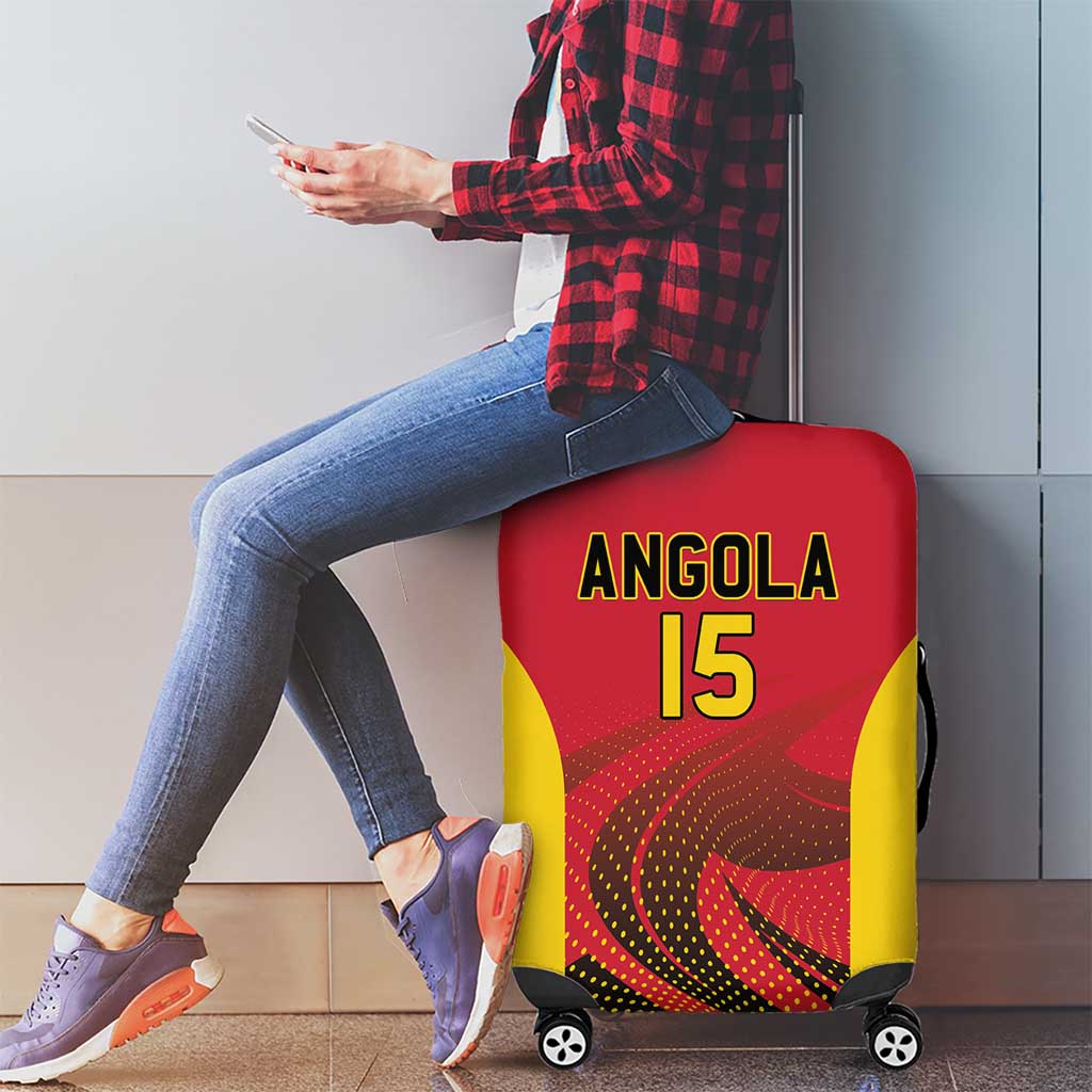 Angola Basketball Custom Luggage Cover Go Champions - Wonder Print Shop