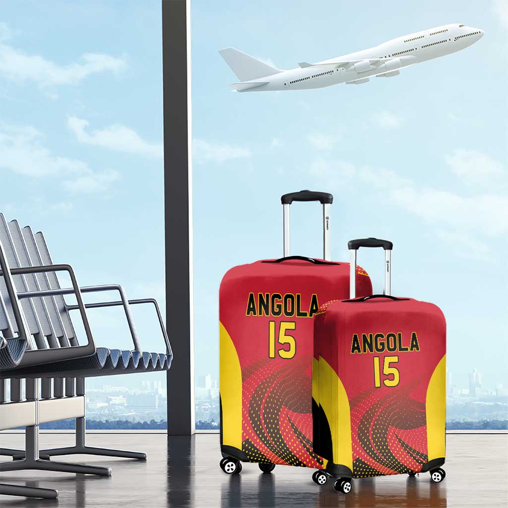Angola Basketball Custom Luggage Cover Go Champions - Wonder Print Shop