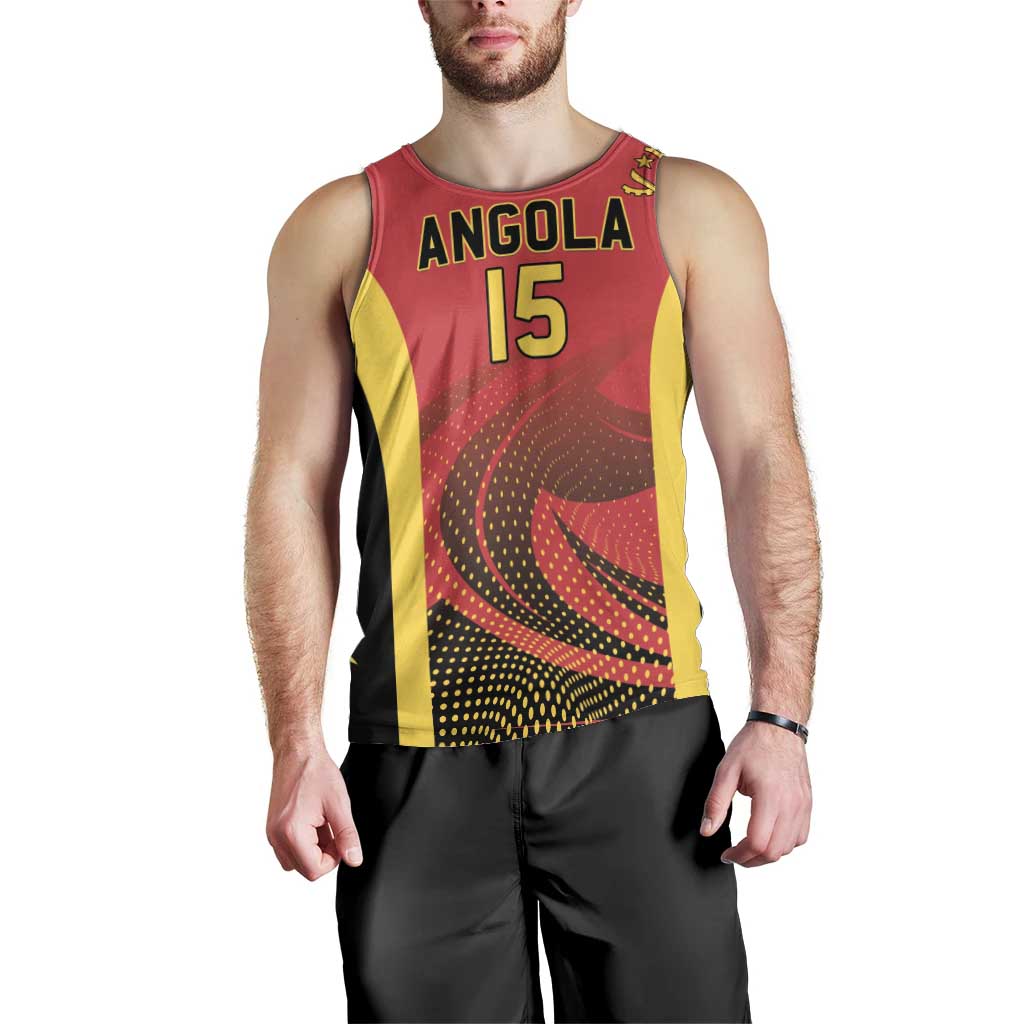 Angola Basketball Custom Men Tank Top Go Champions - Wonder Print Shop