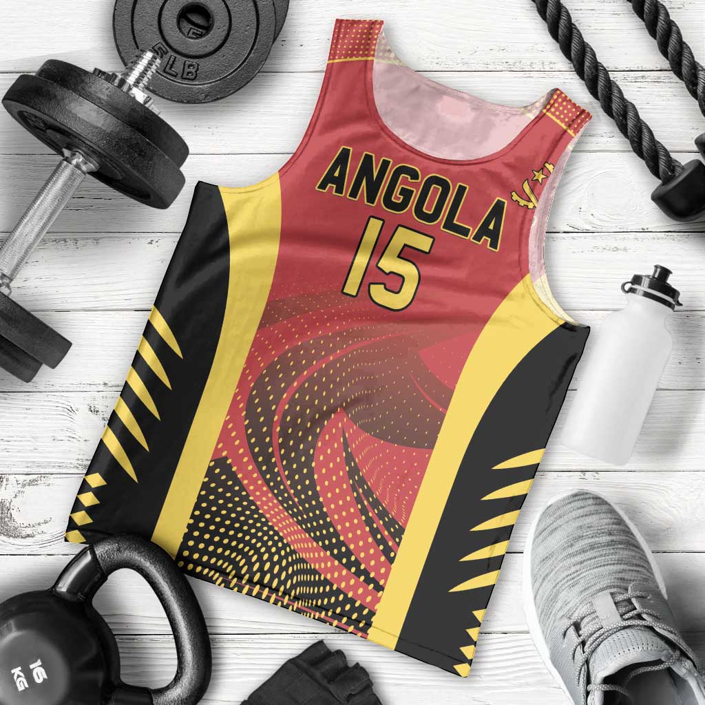 Angola Basketball Custom Men Tank Top Go Champions - Wonder Print Shop