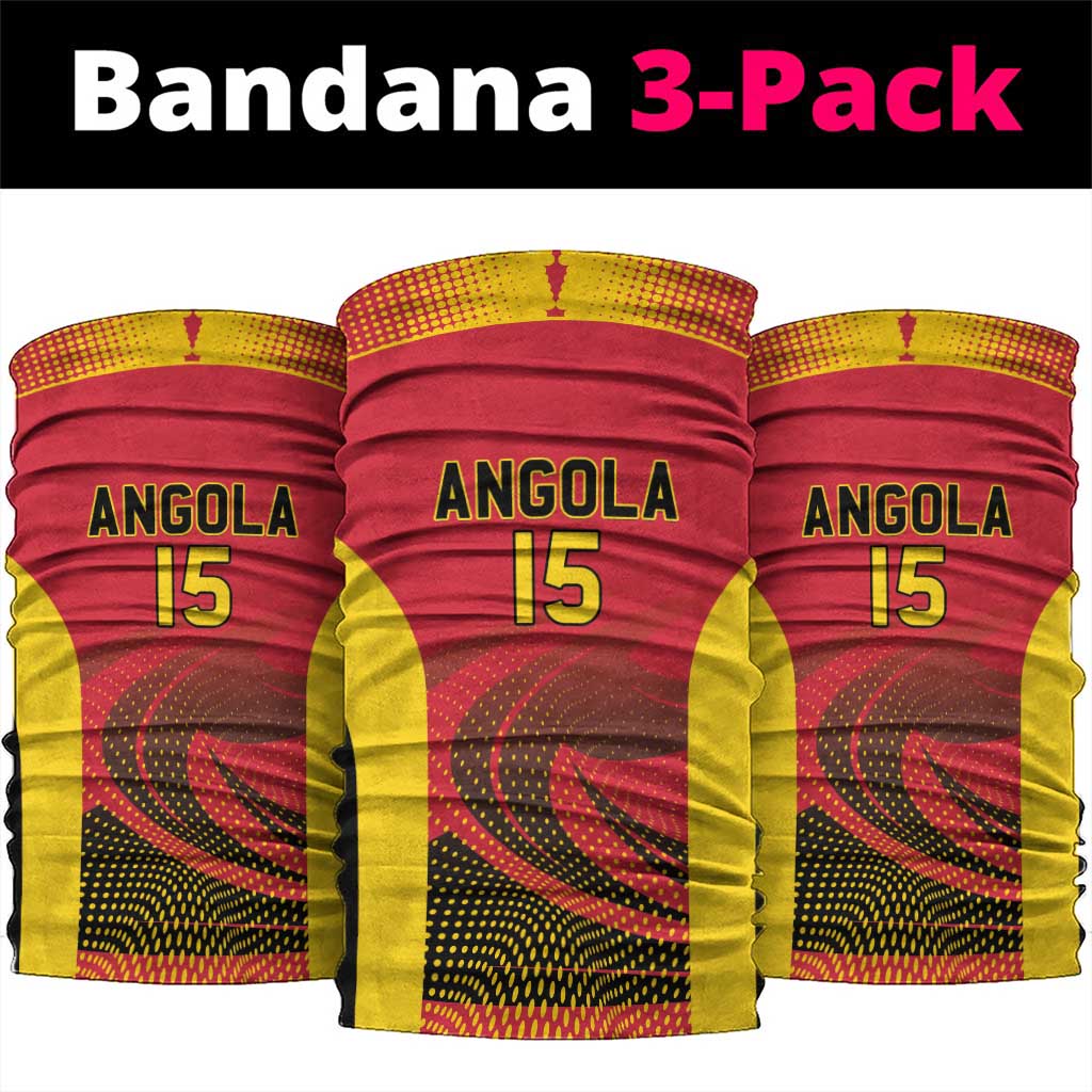 Angola Basketball Custom Neck Gaiter Go Champions - Wonder Print Shop