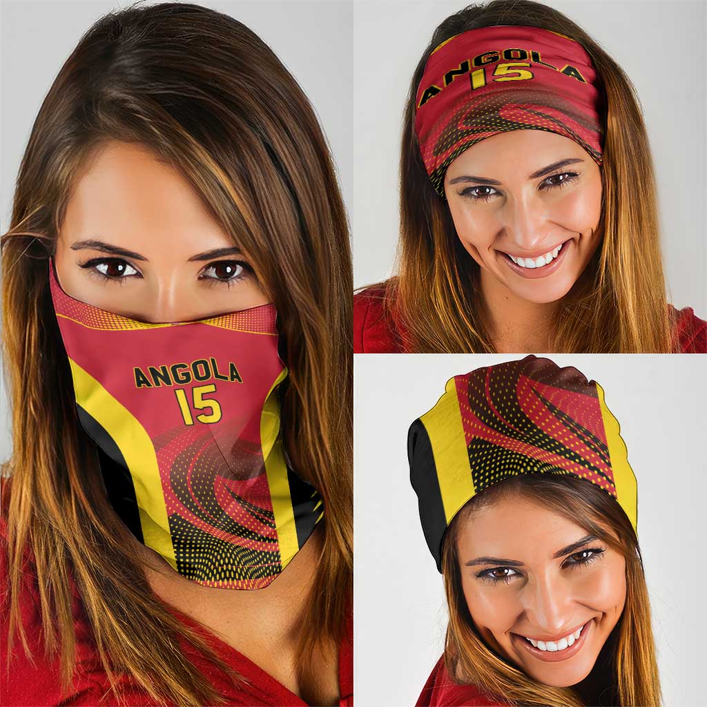 Angola Basketball Custom Neck Gaiter Go Champions - Wonder Print Shop