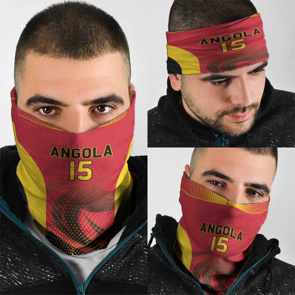 Angola Basketball Custom Neck Gaiter Go Champions - Wonder Print Shop