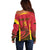 Angola Basketball Custom Off Shoulder Sweater Go Champions - Wonder Print Shop