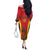 Angola Basketball Custom Off The Shoulder Long Sleeve Dress Go Champions - Wonder Print Shop