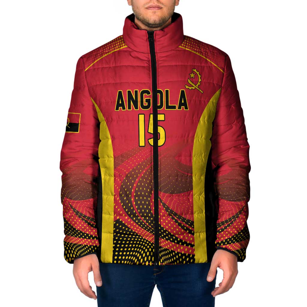Angola Basketball Custom Padded Jacket Go Champions - Wonder Print Shop
