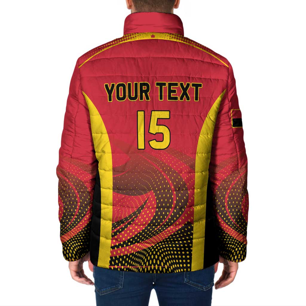 Angola Basketball Custom Padded Jacket Go Champions - Wonder Print Shop