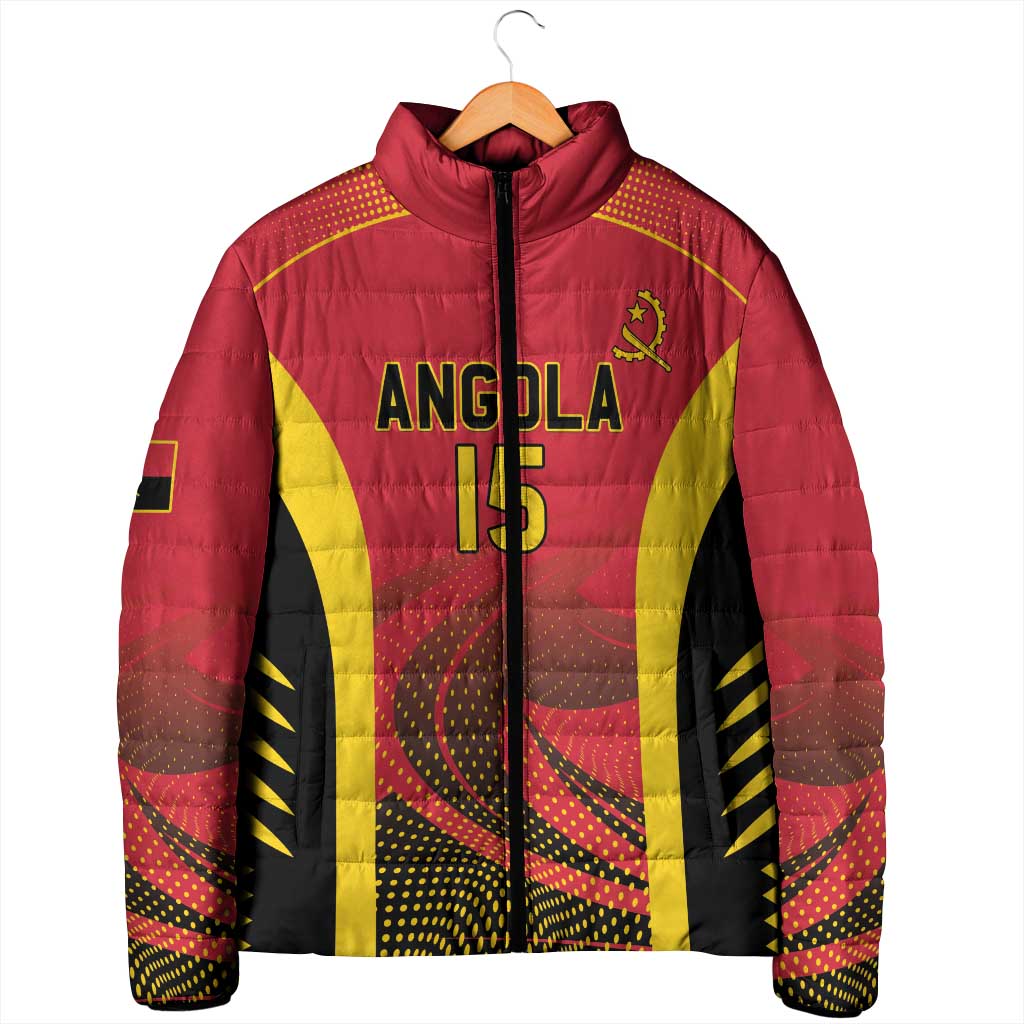 Angola Basketball Custom Padded Jacket Go Champions - Wonder Print Shop