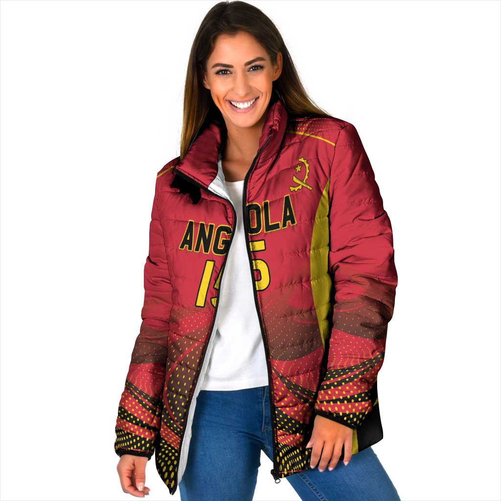 Angola Basketball Custom Padded Jacket Go Champions - Wonder Print Shop