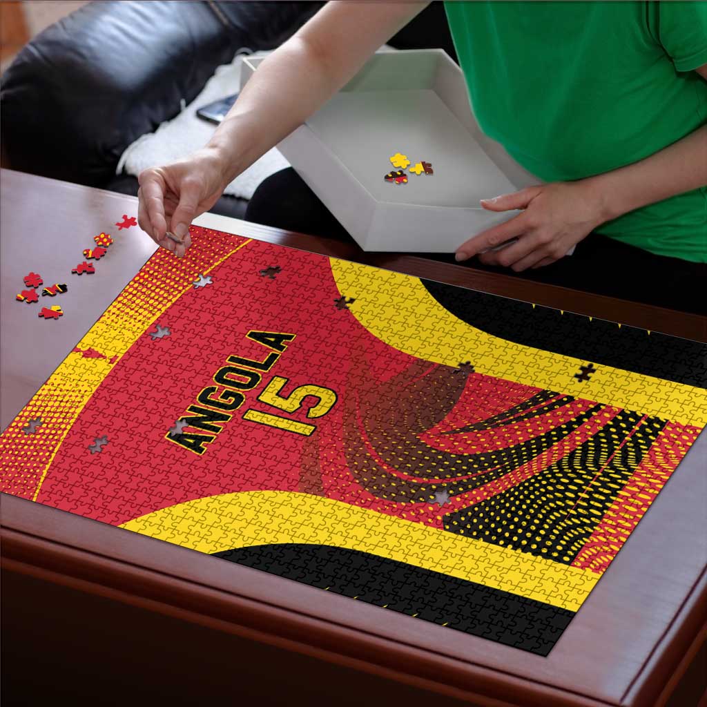 Angola Basketball Custom Puzzle Go Champions - Wonder Print Shop