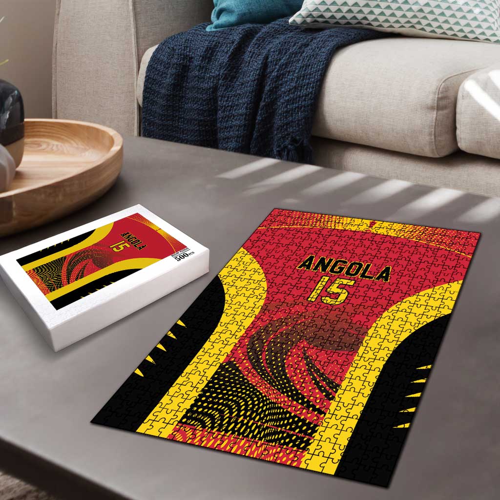 Angola Basketball Custom Puzzle Go Champions - Wonder Print Shop