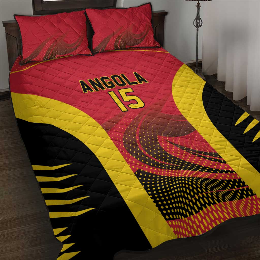 Angola Basketball Custom Quilt Bed Set Go Champions - Wonder Print Shop