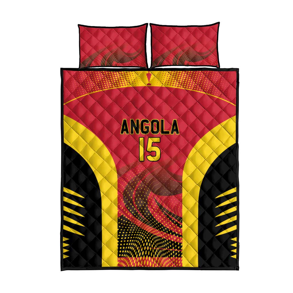 Angola Basketball Custom Quilt Bed Set Go Champions - Wonder Print Shop