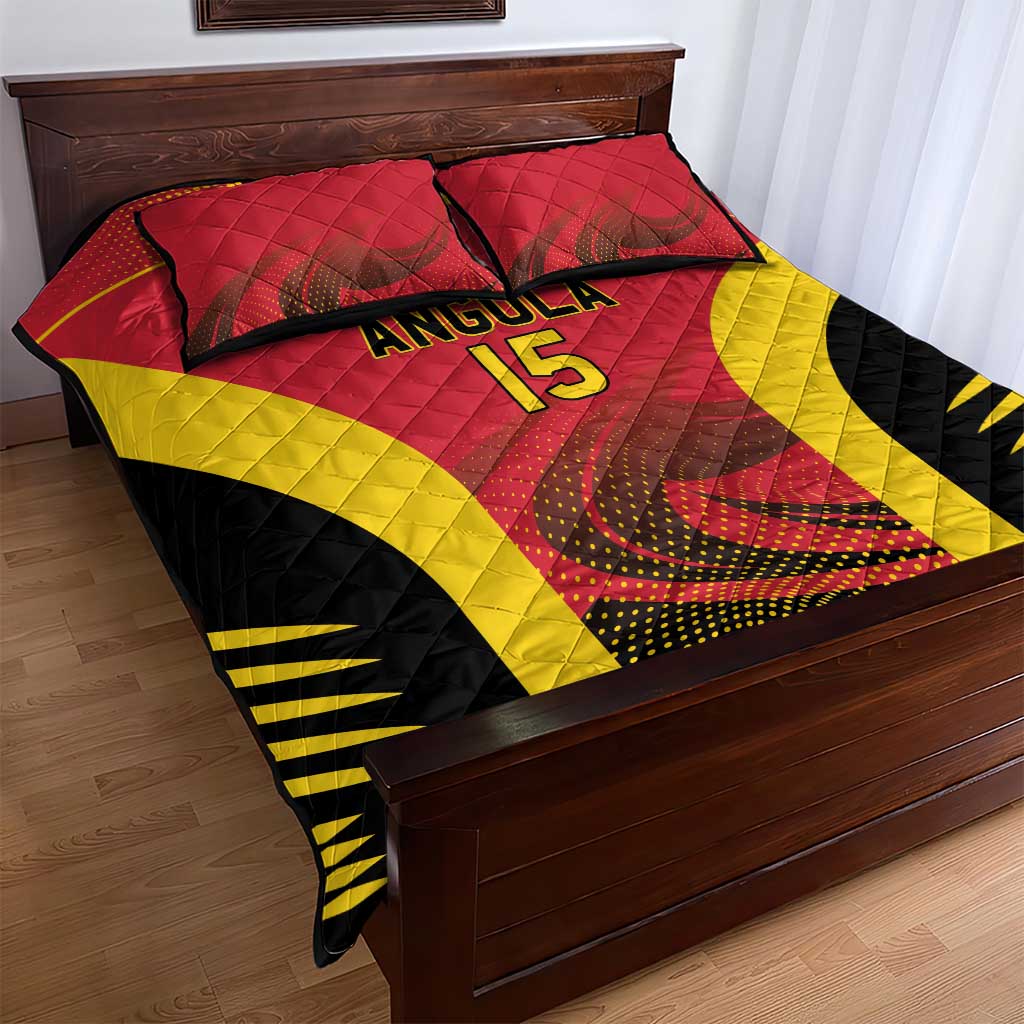 Angola Basketball Custom Quilt Bed Set Go Champions - Wonder Print Shop