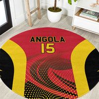 Angola Basketball Custom Round Carpet Go Champions - Wonder Print Shop