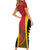 Angola Basketball Custom Short Sleeve Bodycon Dress Go Champions - Wonder Print Shop