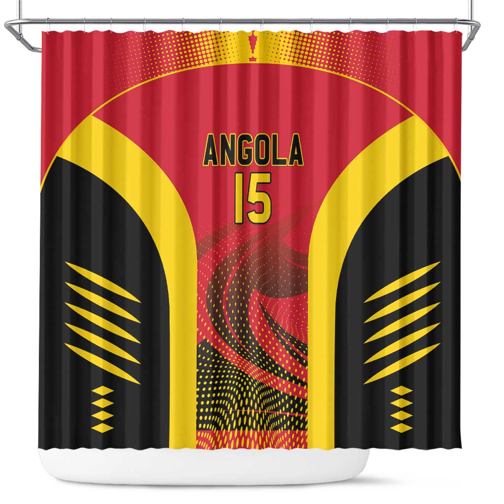 Angola Basketball Custom Shower Curtain Go Champions - Wonder Print Shop