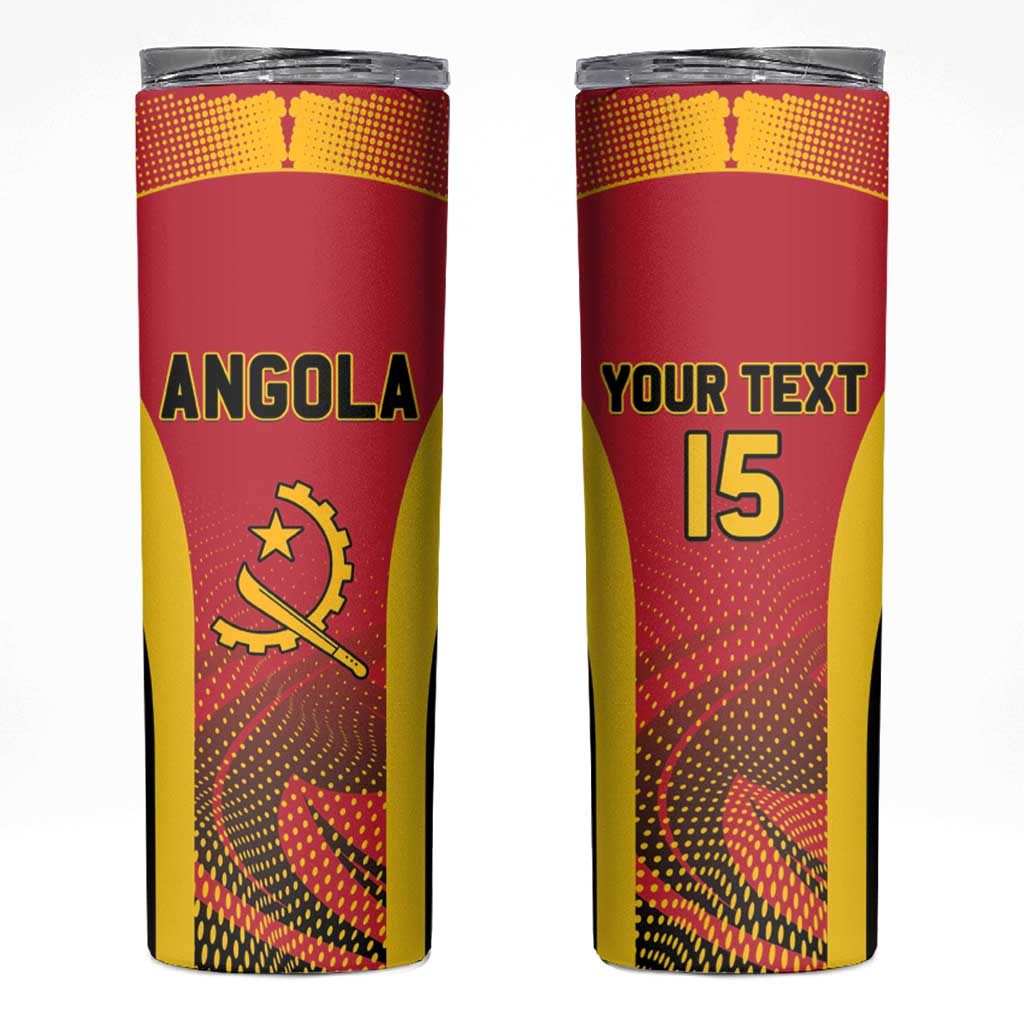 Angola Basketball Custom Skinny Tumbler Go Champions - Wonder Print Shop