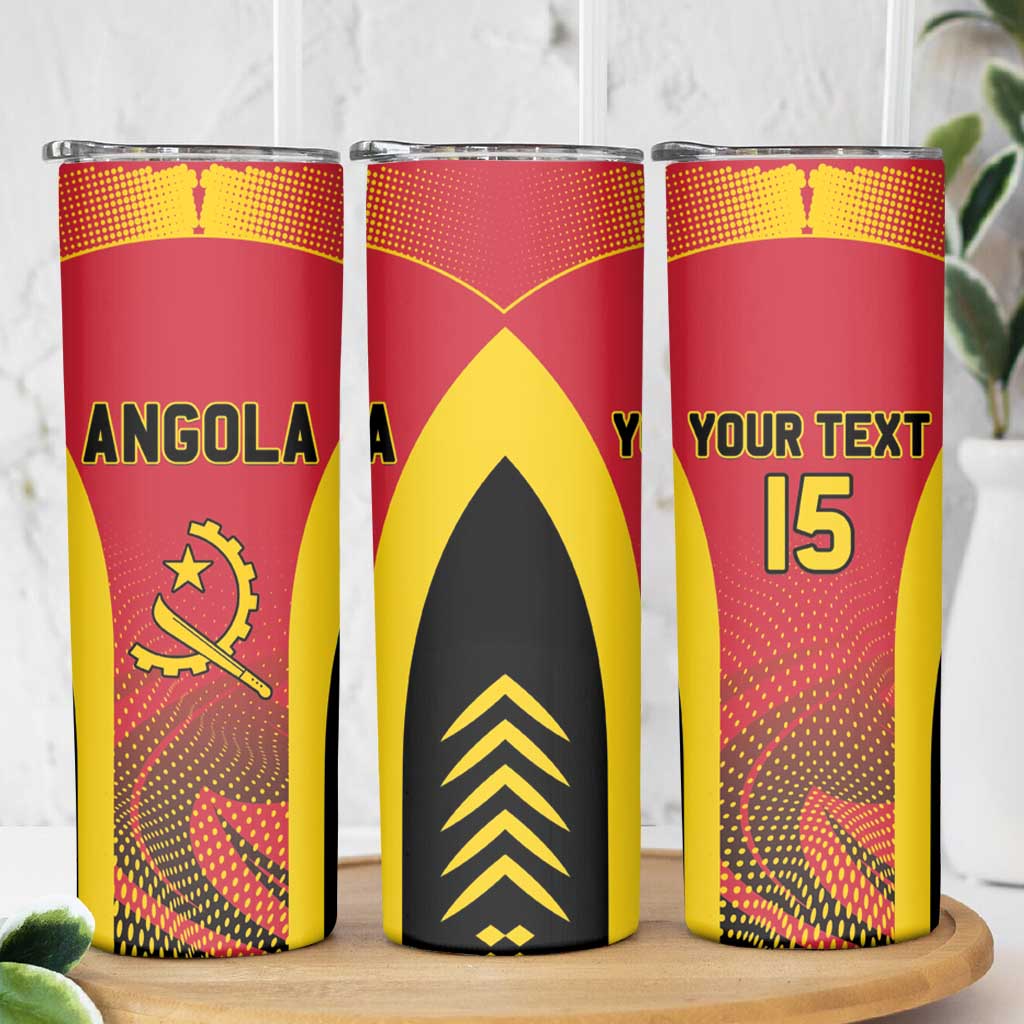Angola Basketball Custom Skinny Tumbler Go Champions - Wonder Print Shop