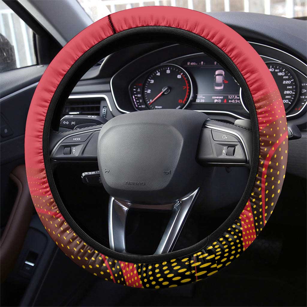 Angola Basketball Steering Wheel Cover Go Champions - Wonder Print Shop