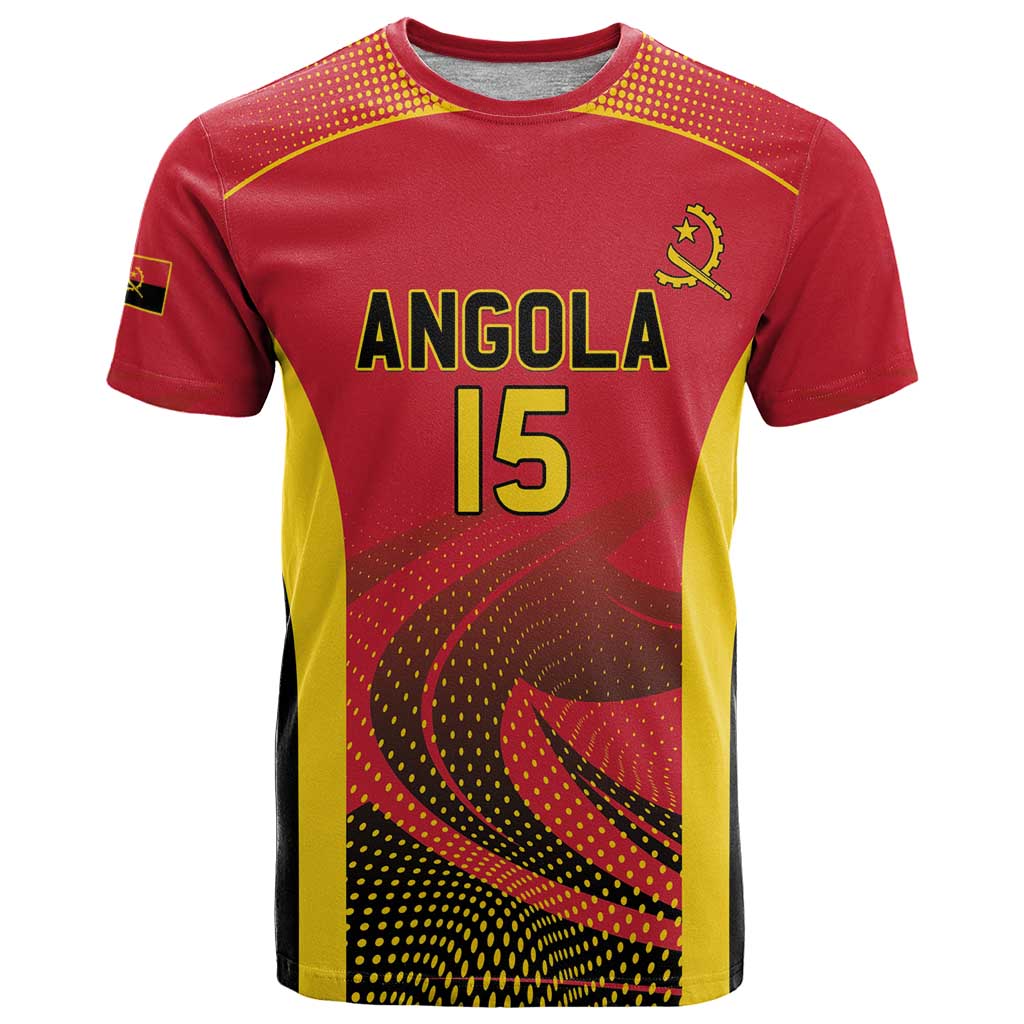 Angola Basketball Custom T Shirt Go Champions - Wonder Print Shop