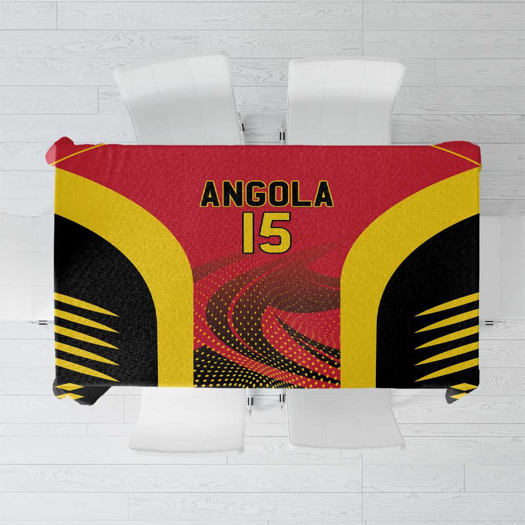Angola Basketball Custom Tablecloth Go Champions - Wonder Print Shop