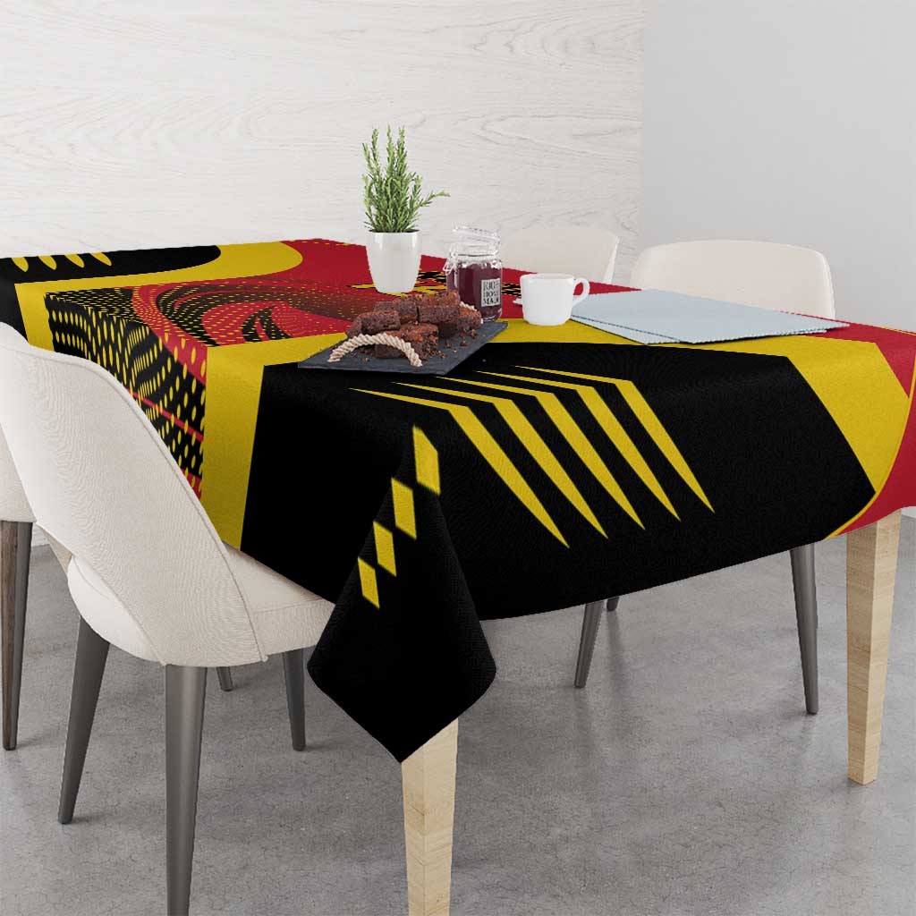 Angola Basketball Custom Tablecloth Go Champions - Wonder Print Shop